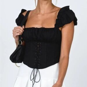 NWT princess polly | harry top black